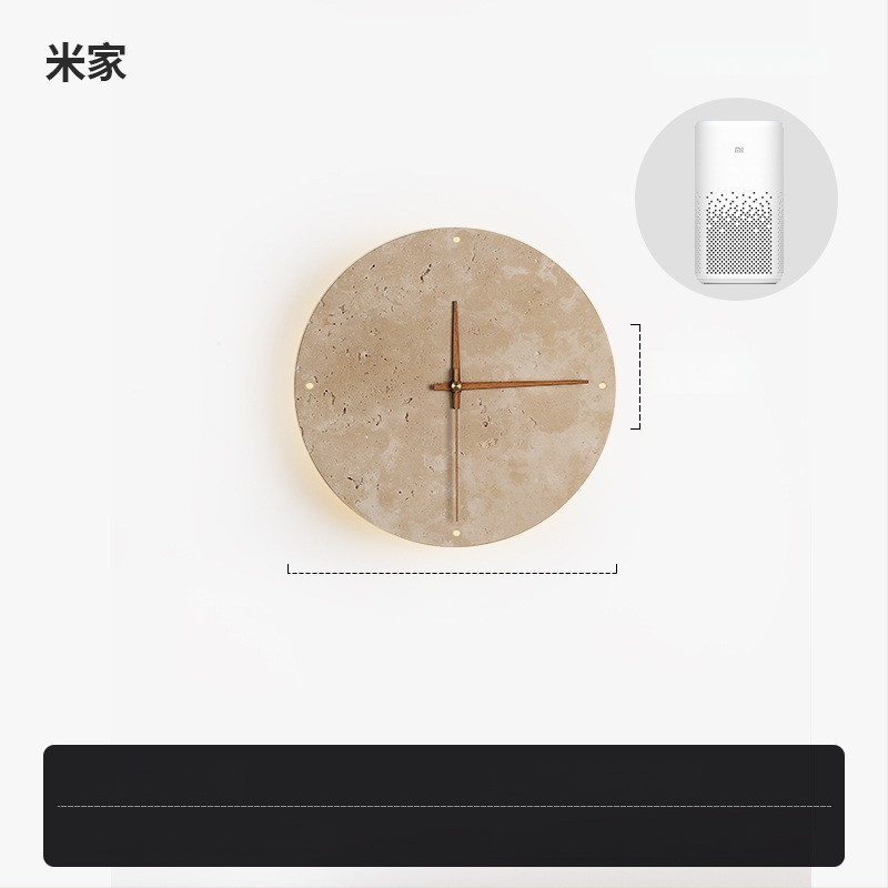 Λαμπτήρας τοίχου με μαρμάρινο σκίαστρο και σώμα, LED πηγή φωτός, μοντέρνο μινιμαλιστικό στυλ, συμβατός με Mijia Smart και TmallGenie