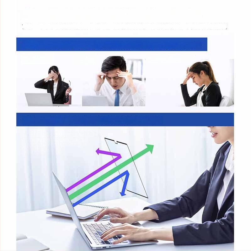 MacBook Pro és Air matt kékfény elleni film, öntapadós PET anyag, szemvédő fólia, Apple-kompatibilis, 2024 megjelenés