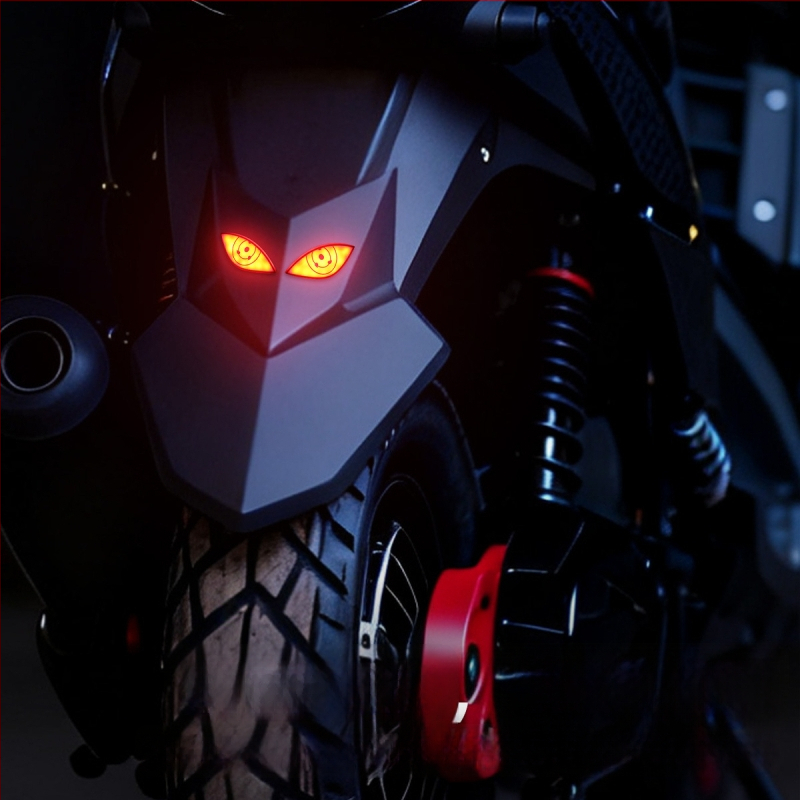 LED zadné svetlo - Diabolské oko a Oko orla, DRL176/DRL177, 12V, Univerzálne pre motocykle