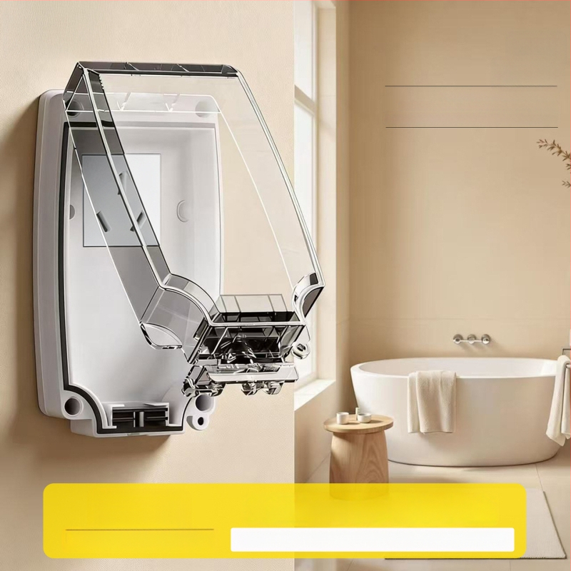 Jabra beépített vízálló aljzat fürdőszobához, szivárgás elleni védelem és csatlakozás az intelligens WC-ülés melegítőhöz