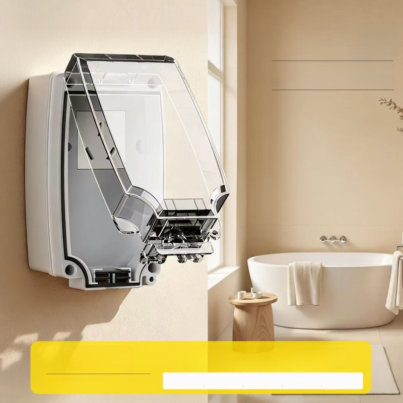 Jabra beépített vízálló aljzat fürdőszobához, szivárgás elleni védelem és csatlakozás az intelligens WC-ülés melegítőhöz