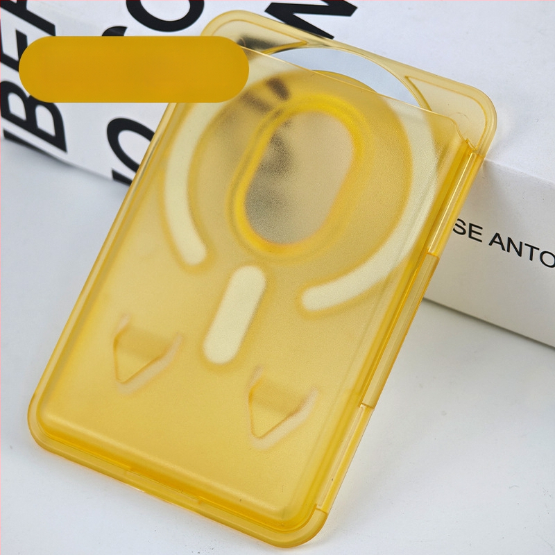 Mágneses kártyatartó iPhone 16-höz – matt PC keményhéj, logó testreszabás, mágneses hátoldali matrica