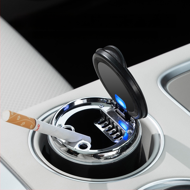 Scrumieră auto cu design dragon-scale, interior ceramic, model T05, proces de topire, greutate 134 g