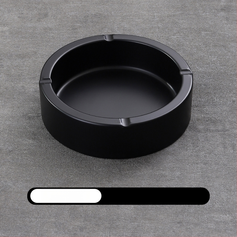 Пепелник от дебела неръждаема стомана, с персонализирано лого, за интернет кафе, барове и домашна употреба, ветроустойчив и удароустойчив