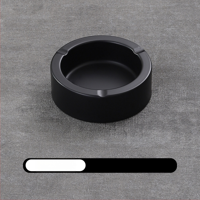 Пепелник от дебела неръждаема стомана, с персонализирано лого, за интернет кафе, барове и домашна употреба, ветроустойчив и удароустойчив