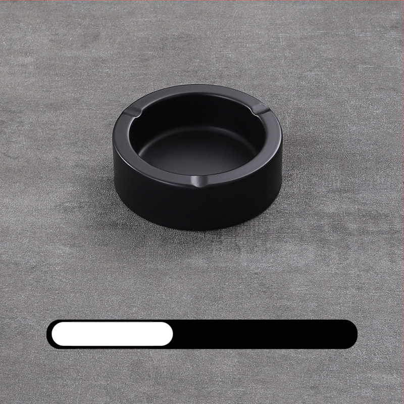 Пепелник от дебела неръждаема стомана, с персонализирано лого, за интернет кафе, барове и домашна употреба, ветроустойчив и удароустойчив