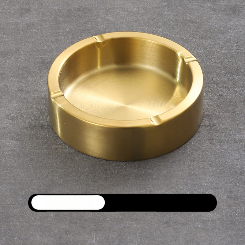 Пепелник от дебела неръждаема стомана, с персонализирано лого, за интернет кафе, барове и домашна употреба, ветроустойчив и удароустойчив