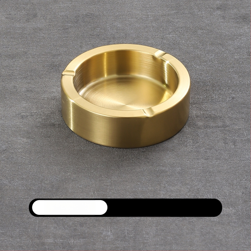 Пепелник от дебела неръждаема стомана, с персонализирано лого, за интернет кафе, барове и домашна употреба, ветроустойчив и удароустойчив