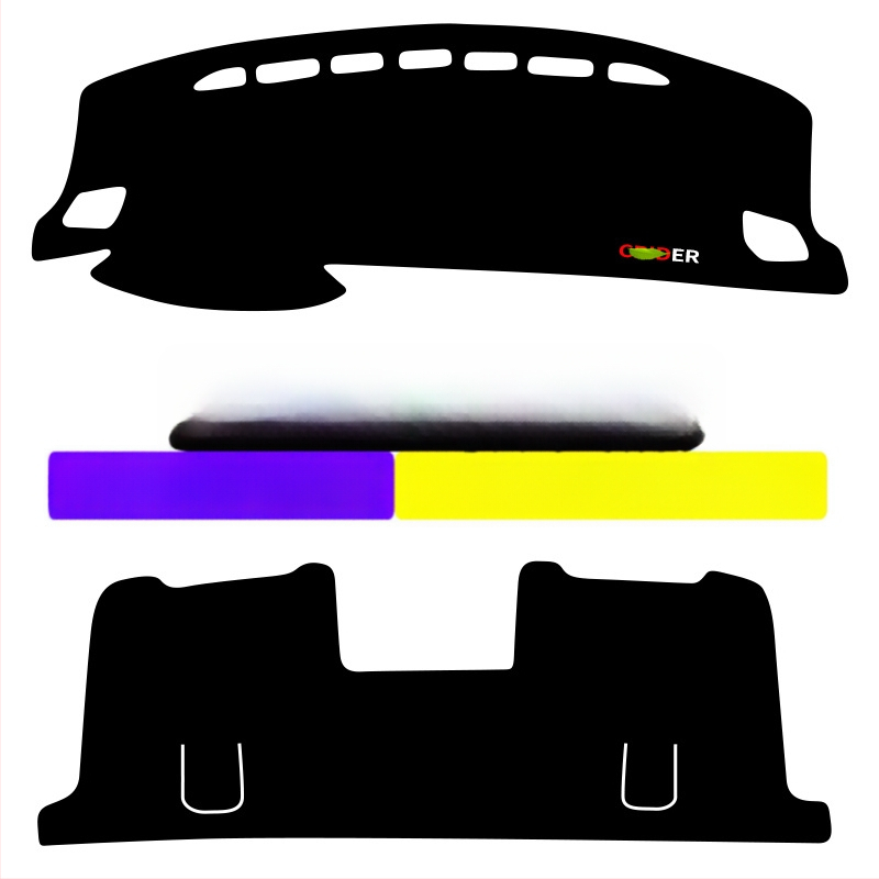 Padă din silicon pentru bord, protecție împotriva luminii și izolație termică, cu logo-ul mărcii (Material: Silicon; Model: Logo-ul mărcii; Marca: Alte)