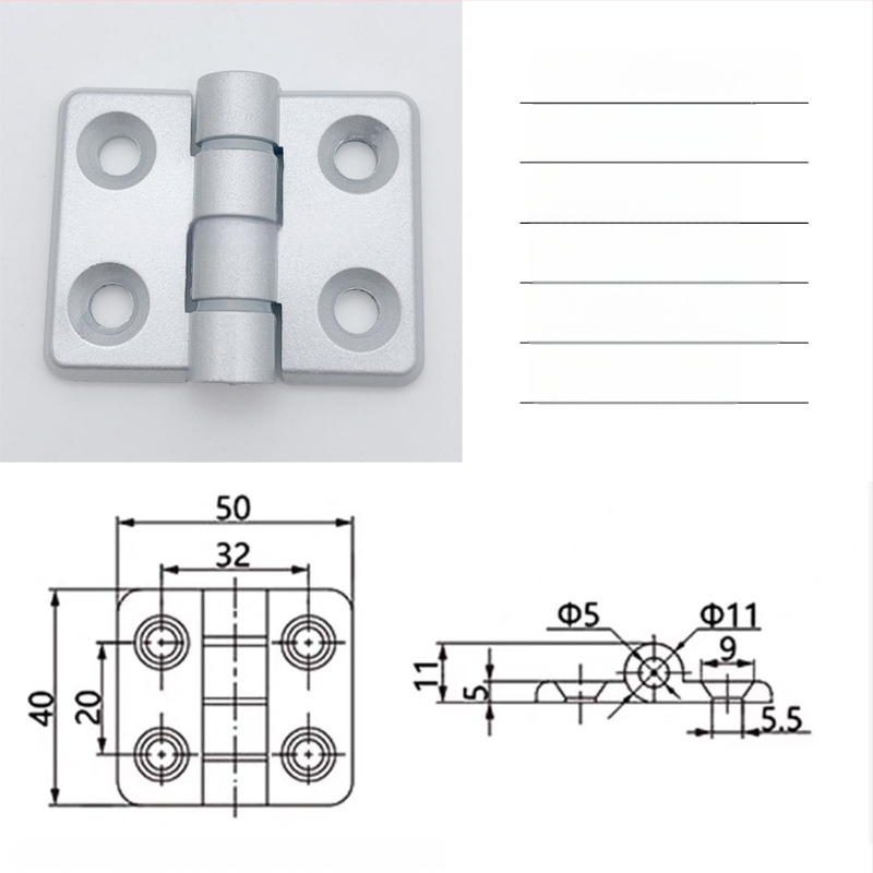 Cl295 pánt cink‑ötvözetből készült elosztó szekrény összehajtható ajtóihoz; általános vastag pánt; felületkezelés: spray festék; márka: Ternis