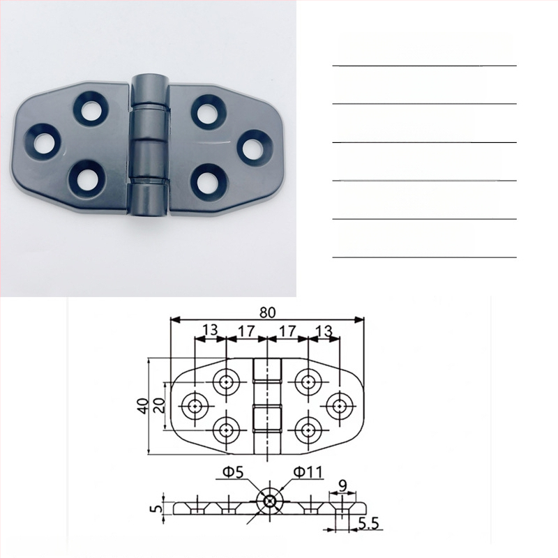 Cl295 pánt cink‑ötvözetből készült elosztó szekrény összehajtható ajtóihoz; általános vastag pánt; felületkezelés: spray festék; márka: Ternis