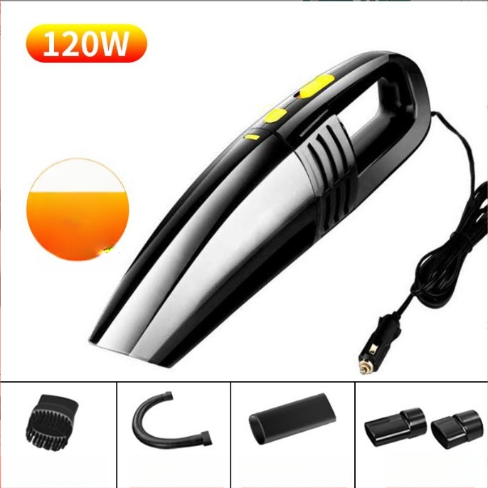 Aspirator auto mini – umed și uscat, aspirație 9000 Pa, 12 V, 120 W, cablu 450 cm