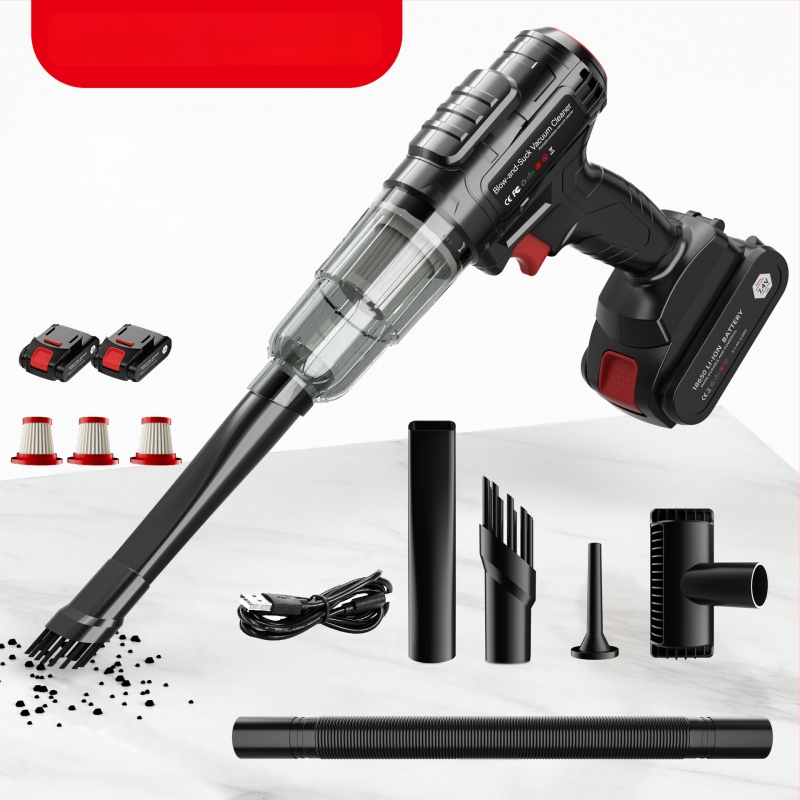 Aspirator de mână pentru mașină, 7.4V, 110W, 6000Pa, Brushless