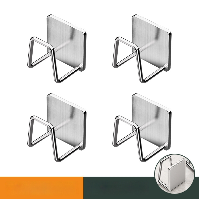 Raft suspendat din oțel inoxidabil pentru baie cu cârlige sub chiuvetă, finisaj șlefuit, 1 nivel, sarcină 1 kg