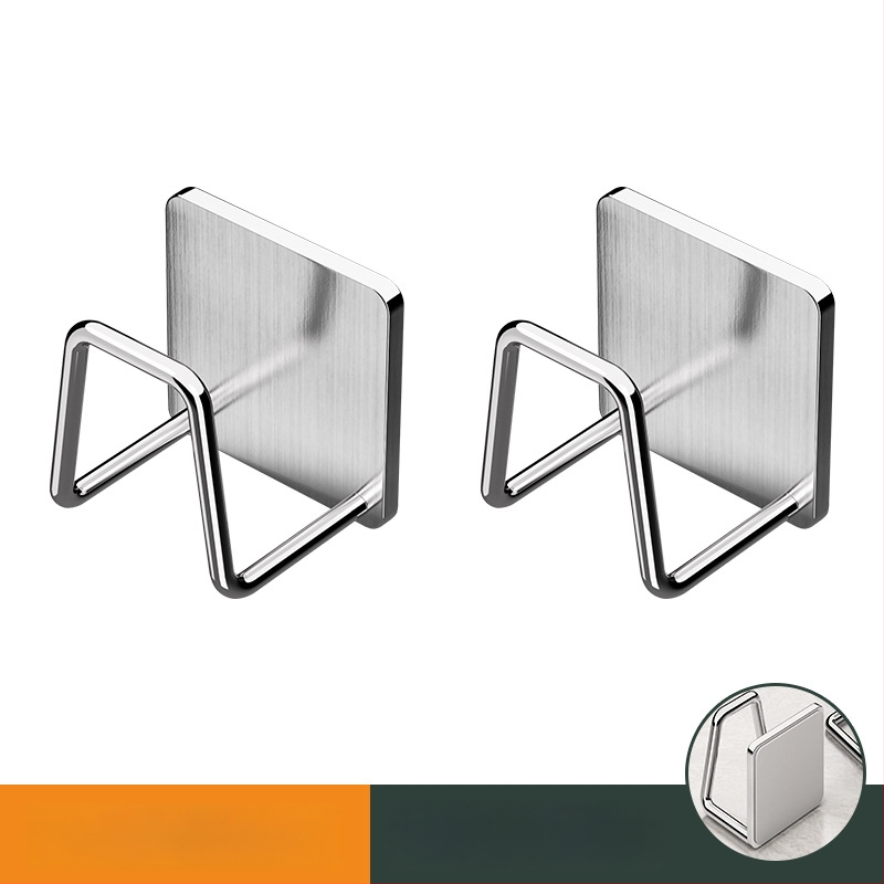 Raft suspendat din oțel inoxidabil pentru baie cu cârlige sub chiuvetă, finisaj șlefuit, 1 nivel, sarcină 1 kg