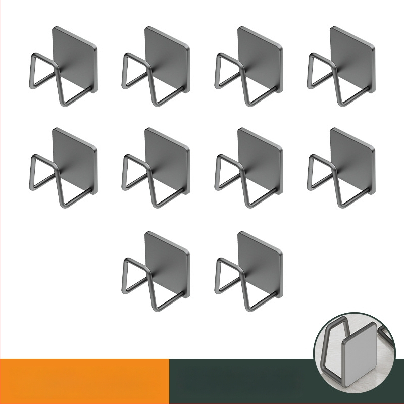 Raft suspendat din oțel inoxidabil pentru baie cu cârlige sub chiuvetă, finisaj șlefuit, 1 nivel, sarcină 1 kg