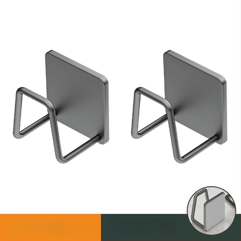 Raft suspendat din oțel inoxidabil pentru baie cu cârlige sub chiuvetă, finisaj șlefuit, 1 nivel, sarcină 1 kg