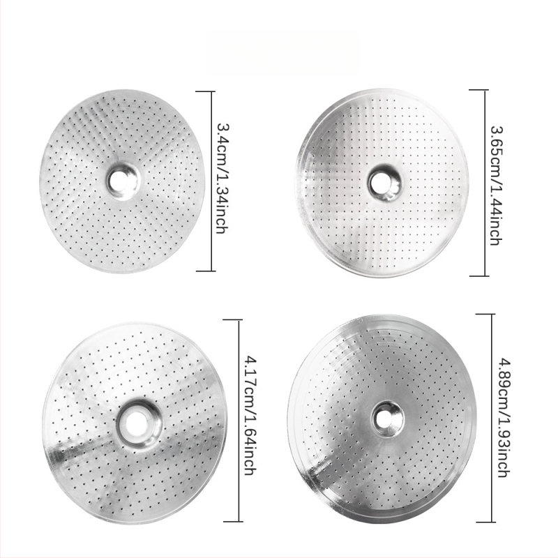 Стоманен филтър за кафемашина, кръгъл филтър с ръб (Материал: неръждаема стомана; Код на продукта: Y258092; Марка: Other; Внос: Не; Стил: прост)