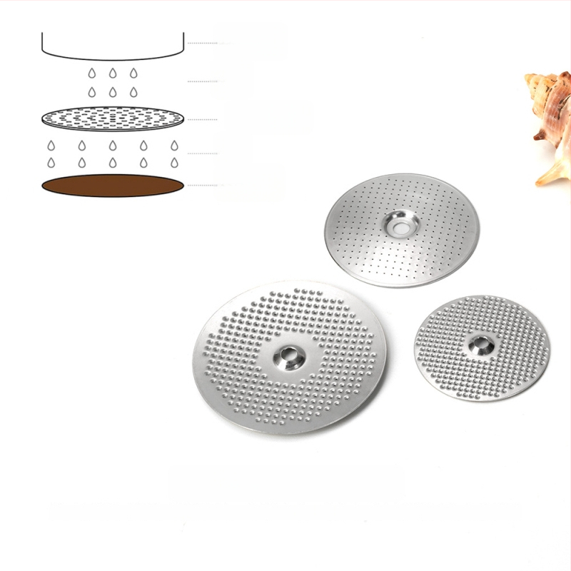 Стоманен филтър за кафемашина, кръгъл филтър с ръб (Материал: неръждаема стомана; Код на продукта: Y258092; Марка: Other; Внос: Не; Стил: прост)