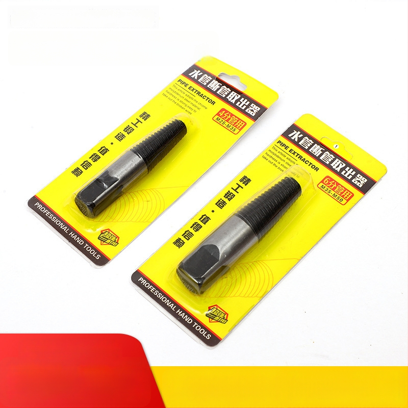 Eltávolító eszközkészlet a törött vízcső-alkatrészek eltávolításához: csapfej, anya és háromszög-szelep