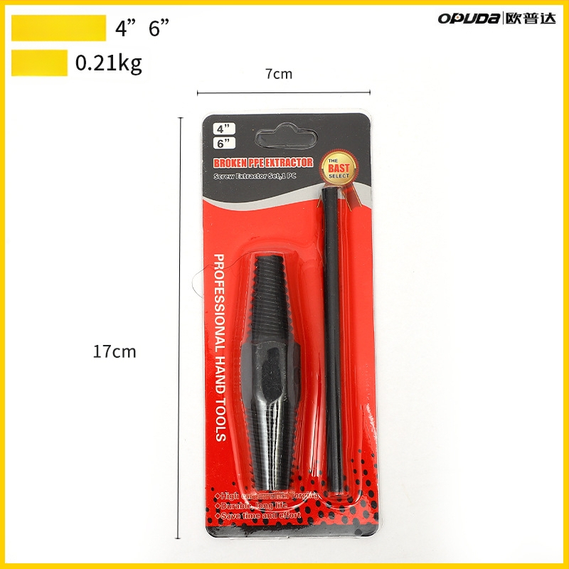 Eltávolító eszközkészlet a törött vízcső-alkatrészek eltávolításához: csapfej, anya és háromszög-szelep