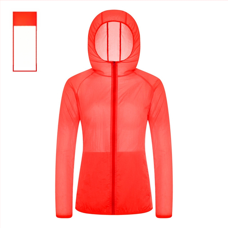 Νάιλον εξωτερική αδιάβροχη ζακέτα με κουκούλα, unisex — UPF40 UV προστασία, διαπνοή, αδιάβροχη, αντιανεμική, εξαιρετικά ελαφριά
