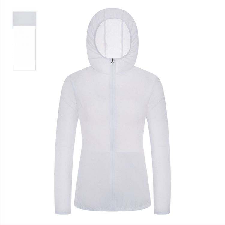 Νάιλον εξωτερική αδιάβροχη ζακέτα με κουκούλα, unisex — UPF40 UV προστασία, διαπνοή, αδιάβροχη, αντιανεμική, εξαιρετικά ελαφριά