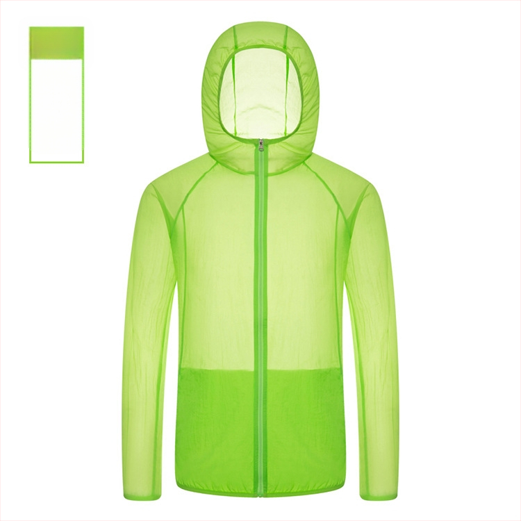 Νάιλον εξωτερική αδιάβροχη ζακέτα με κουκούλα, unisex — UPF40 UV προστασία, διαπνοή, αδιάβροχη, αντιανεμική, εξαιρετικά ελαφριά