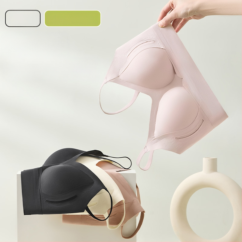 Bezšvová podprsenka s plnou misou, tenké tvarované košíčky, pevné dvojité ramienka, priedušný nylonový materiál, mäkká podpora