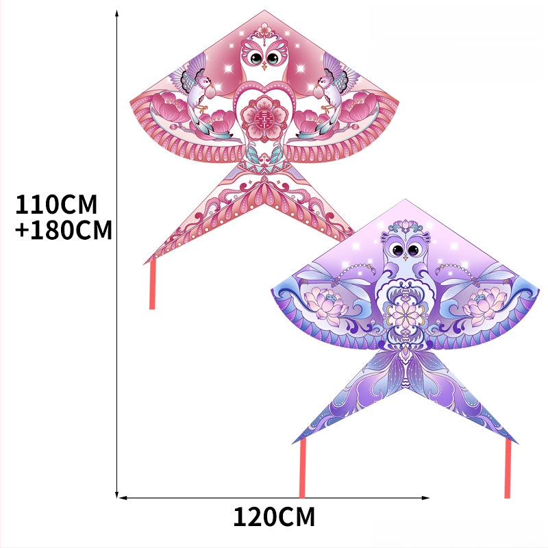 Τρίγωνος χαρταετός με σχέδιο φουσκωμένου χρυσόψαρου τεσσάρων φτερών, χειροποίητος, πολυεστέρας, σκελετός από ίνες γυαλιού