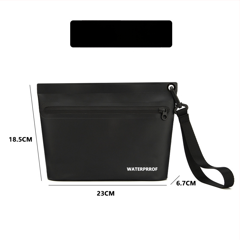 Geantă impermeabilă de voiaj cu separare umed-uscat, gentuță de cosmetică portabilă din plasă PVC, capacitate 2L