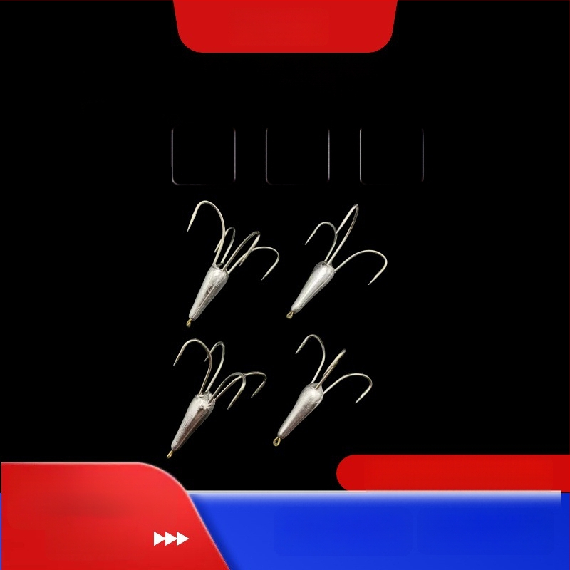 Барбована рибарска кука, капковидна форма, №16, за риболов в реката