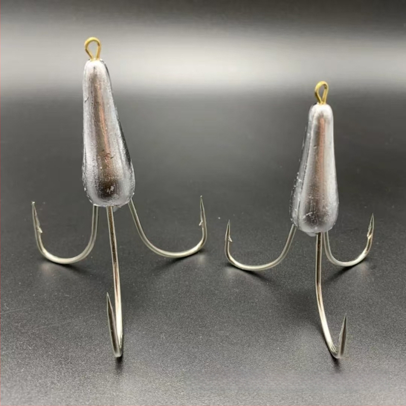 Барбована рибарска кука, капковидна форма, №16, за риболов в реката