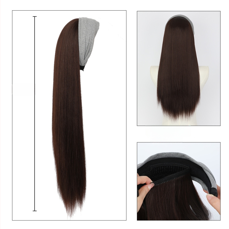 Fejpántos paróka – hosszú göndör haj, frufru egyenes vagy ferde; hőálló rostok; festhető és perm-kezelhető