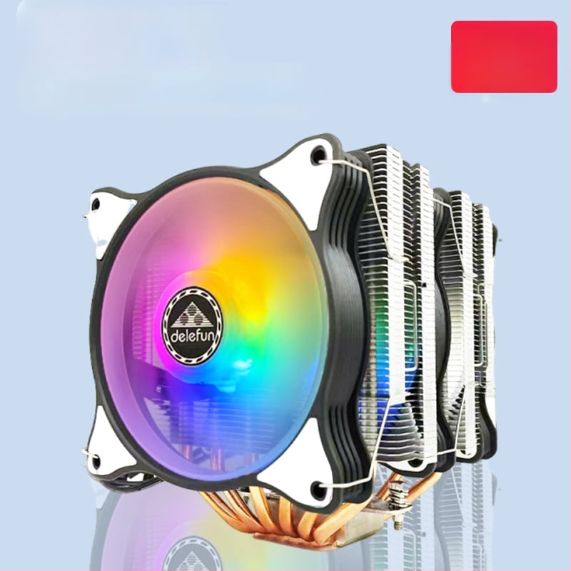 Ψύκτης CPU με διπλό πύργο, 6 σωλήνες μεταφοράς θερμότητας, 1800 RPM, υδραυλικά ρουλεμάν, RGB συγχρονισμός 5V, USB 4 διεπαφή