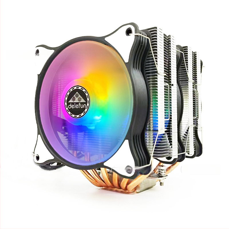 Ψύκτης CPU με διπλό πύργο, 6 σωλήνες μεταφοράς θερμότητας, 1800 RPM, υδραυλικά ρουλεμάν, RGB συγχρονισμός 5V, USB 4 διεπαφή