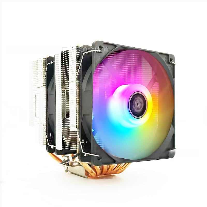 Ψύκτης CPU με διπλό πύργο, 6 σωλήνες μεταφοράς θερμότητας, 1800 RPM, υδραυλικά ρουλεμάν, RGB συγχρονισμός 5V, USB 4 διεπαφή