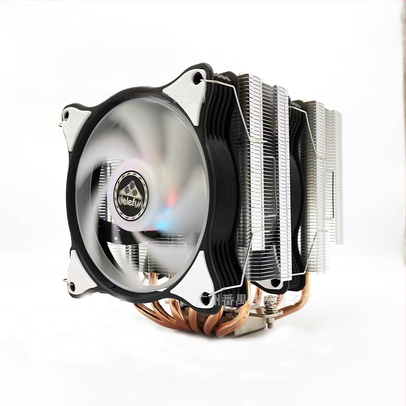 Ψύκτης CPU με διπλό πύργο, 6 σωλήνες μεταφοράς θερμότητας, 1800 RPM, υδραυλικά ρουλεμάν, RGB συγχρονισμός 5V, USB 4 διεπαφή