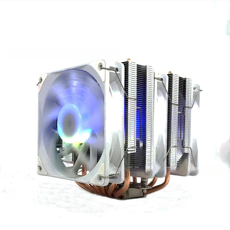 Ψύκτης CPU με διπλό πύργο, 6 σωλήνες μεταφοράς θερμότητας, 1800 RPM, υδραυλικά ρουλεμάν, RGB συγχρονισμός 5V, USB 4 διεπαφή