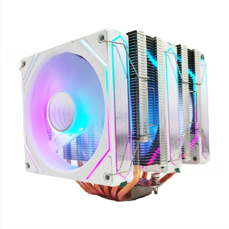 Ψύκτης CPU με διπλό πύργο, 6 σωλήνες μεταφοράς θερμότητας, 1800 RPM, υδραυλικά ρουλεμάν, RGB συγχρονισμός 5V, USB 4 διεπαφή