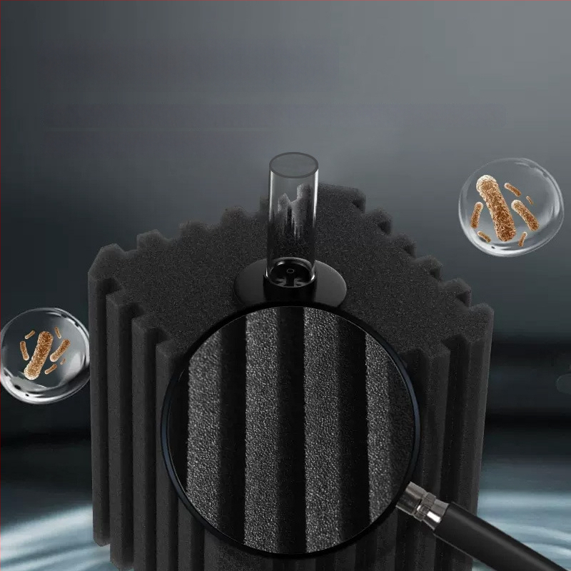 Okysličovacia pumpa pre akvárium s integrovaným filtrom, z plastu, vhodná pre sladkovodné aj morské ryby