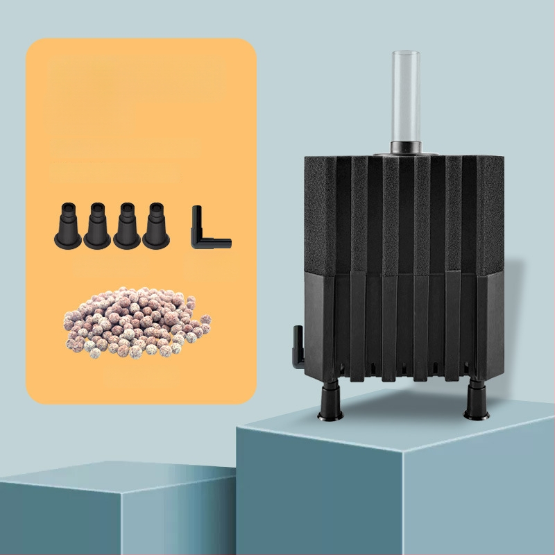 Okysličovacia pumpa pre akvárium s integrovaným filtrom, z plastu, vhodná pre sladkovodné aj morské ryby