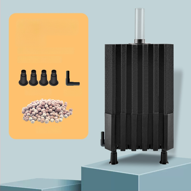 Okysličovacia pumpa pre akvárium s integrovaným filtrom, z plastu, vhodná pre sladkovodné aj morské ryby