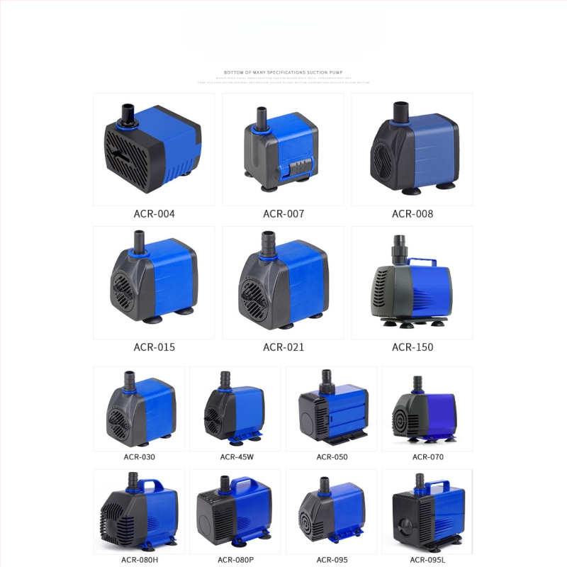 Akvarisztikai merülőpumpa | horizontális kivitel, egyfokozatú, víz pumpálása és oxigénellátás | Márka Chuangrui, tömeg 20 kg