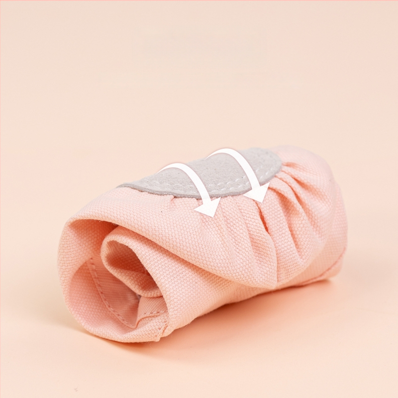 Παιδικά παπούτσια χορού – Καμβά στην επάνω επιφάνεια, Δερμάτινη σόλα, για Μπαλέτο, Μοντέρνο και Τετράγωνο Χορό