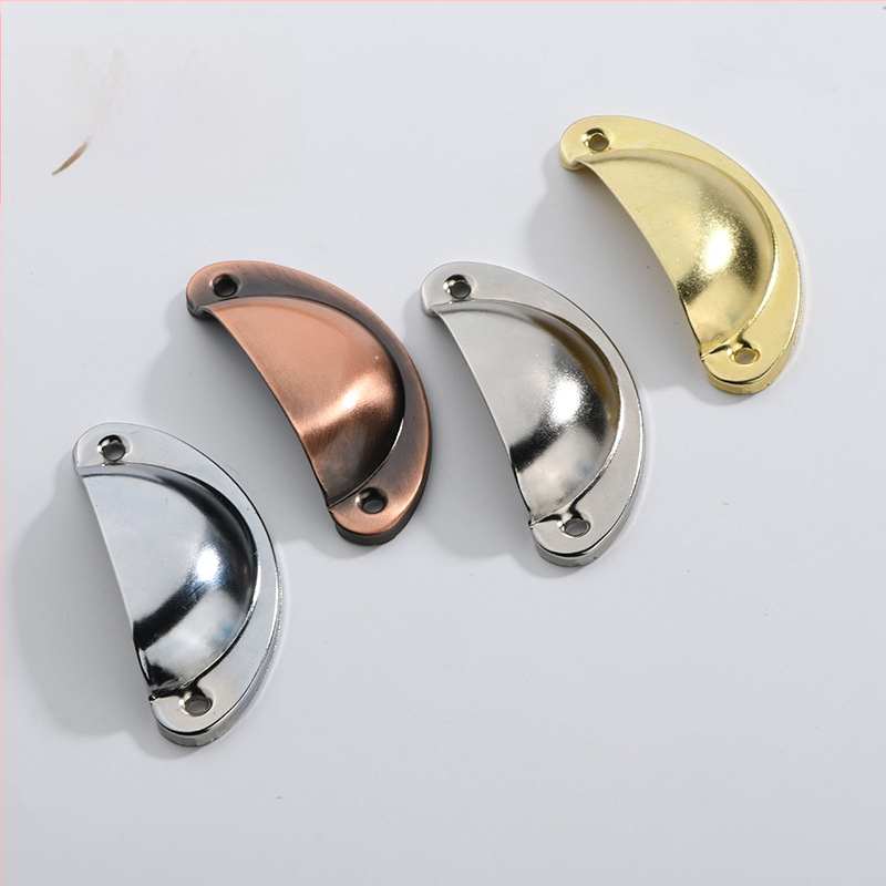 Железна антична дръжка за чекмедже с формата на черупка, Jingmao 001, леене под налягане, стил Нов китайски