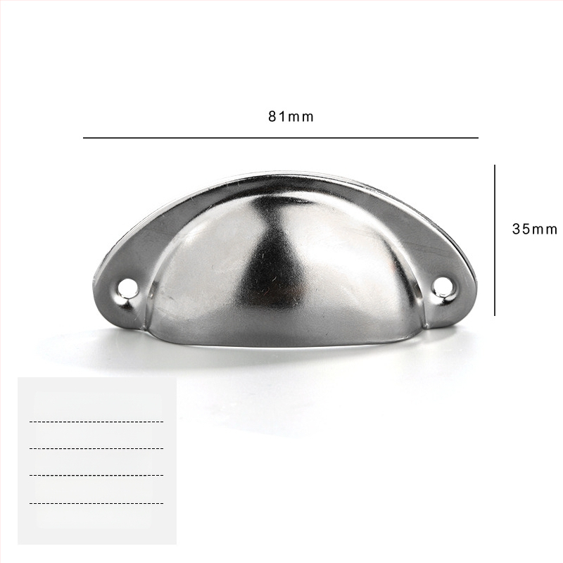 Железна антична дръжка за чекмедже с формата на черупка, Jingmao 001, леене под налягане, стил Нов китайски