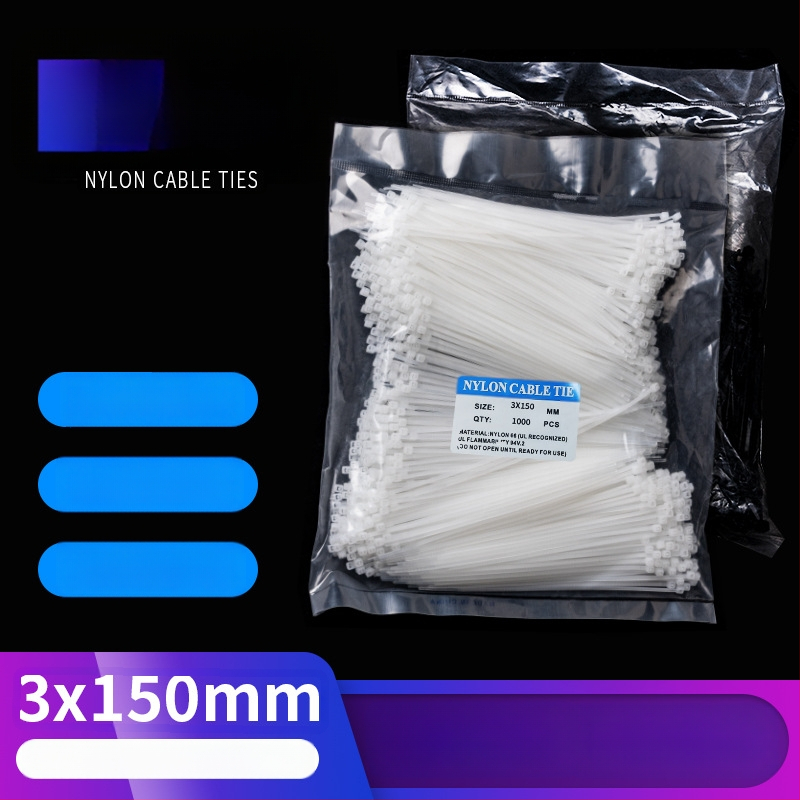 Legător auto-blocant din nylon - PA66, lățime 2,5 mm, pentru șantier, rezistent la frig