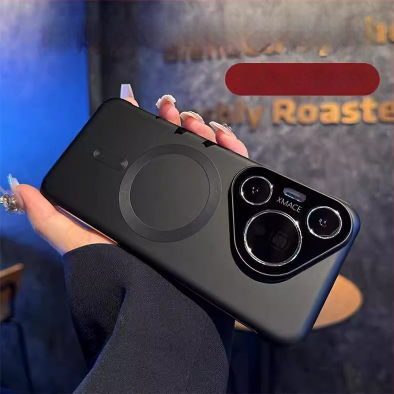 Huawei P80Pro+ bezokvirna magnetna maska za Mate60Pro, mat lak metalne boje, otpornost na padove za P70