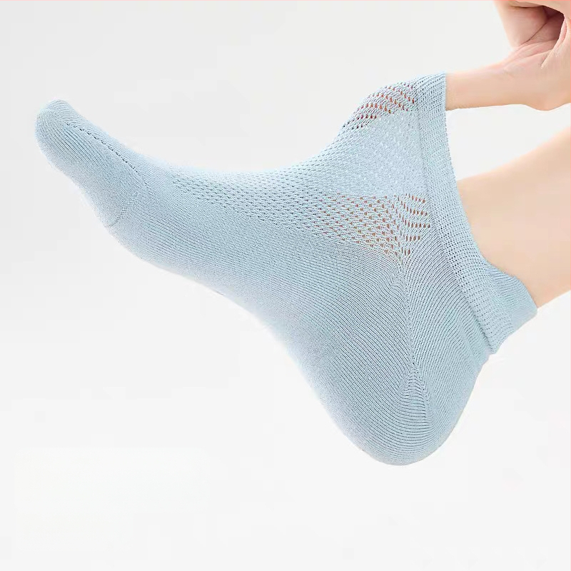 Дамски чорапи с пет пръста от чист памук, антибактериални, абсорбират изпотяване, против миризма